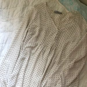Polka dot blouse